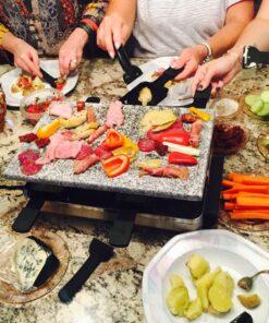 Swissmar KF-77081 Stelvio 8-Person Raclette Party Grill with Granite Stone Grill Top, Brushed Stainless Steel 37 81xTzfLE7LL