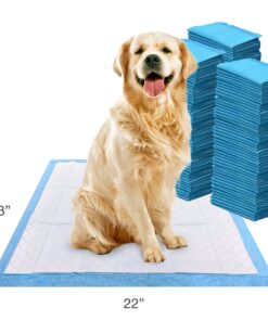 Four Paws Wee-Wee Superior Performance Pee Pads for Dogs - Dog & Puppy Pads for Potty Training - Dog Housebreaking & Puppy Supplies - 22" x 23" (150 Count),White 150 23 81xVUiNG7cL