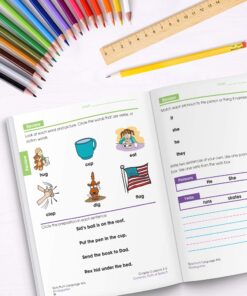 Spectrum Language Arts Kindergarten Workbook, Ages 5 to 6, Language Arts Kindergarten, ELA Writing and Grammar Practice With Writer's Guide and Answer Key - 128 Pages 20 81xW4qGHunL
