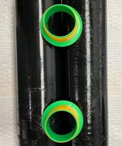 2-Pack Black Stretch Wrap 18" x 1000 Feet 80 Gauge Industrial Strength with Plastic Handle, Plastic Pallet Supplies Durable Self-Adhering for Packing, Moving, Heavy Duty Shrink Film Rolls Black-2-Pack 21 81xWEKupw5L