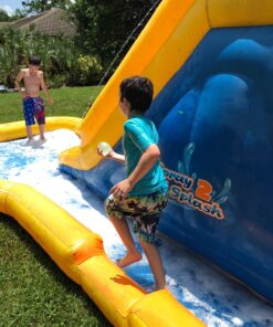 Blast Zone Spray N Splash 2 - Inflatable Water Park with Blower - Premium Quality - Easy Setup 18 81xWGifxM4L