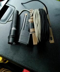 TOUGH-GRID Premium 750lb Paracord 100% Nylon Type IV Mil-Spec Parachute Cord - Certified MIL-C-5040H - UV/Abrasion Resistant - Heavy Duty Strands - Made in USA and Used by US Military Black 100Ft. (Coiled in Bag) 24 81xWNqDYkyL