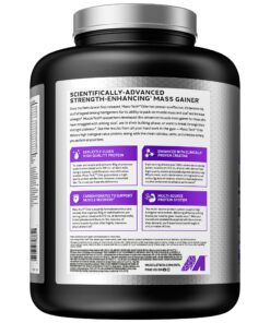 Mass Gainer Protein Powder MuscleTech Mass-Tech Mass Gainer Whey Protein Powder + Muscle Builder Protein Powder Creatine Supplements Cookies and Cream, 7 lbs (Package May Vary) 10 81xWdyErnCL