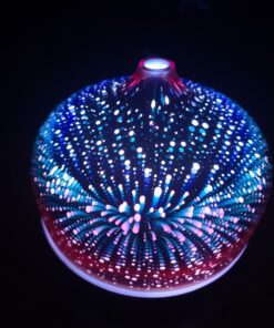 Porseme 500ml Essential Oil Diffuser 3D Glass Aromatherapy Ultrasonic Humidifier - Auto Shut-Off, Timer Setting, BPA Free for Home Hotel Yoga SPA Gift F2-500ml Rose Gold Giant 44 81xWgctbbgL