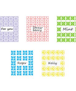 Labels for Lip Balm Tubes/Value Pack of 400 Stickers (or Other Purposes) - 200 Writable Stickers and 200 Printed Stickers - Self Adhesive Easy Peel - Fineliner Pen Included for Label Writing 400 pieces B Multicolor 12 81xXg05HwbS