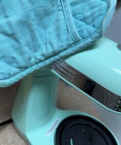 Dash Stand Mixer (Electric Mixer for Everyday Use): 6 Speed Stand Mixer with 3 Quart Stainless Steel Mixing Bowl, Dough Hooks & Mixer Beaters for Dressings, Frosting, Meringues & More - Aqua 26 81xaC7oypL