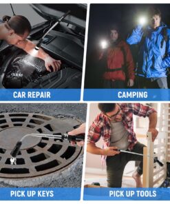 Gifts for Men, Flashlights Telescoping Magnetic Pickup Tool, Stocking Stuffers for Him, White Elephant Gifts for Adults, Car Accessories for Mens Christmas Gifts, Gifts for Men Who Have Everything 12 81xaSY3mr9L