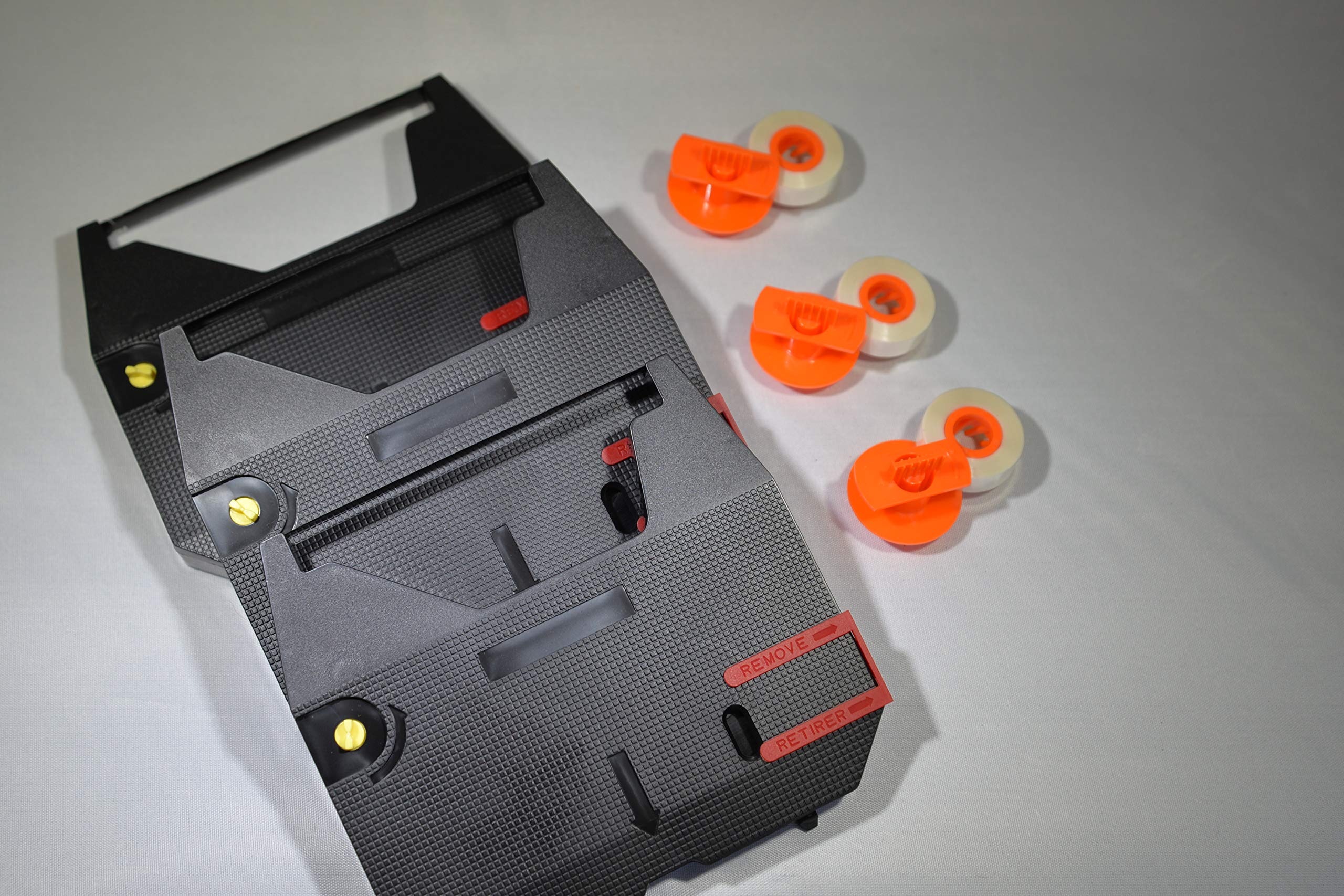 FJA Products Compatible Typewriter Ribbons & Correction Tape Spools for Brother AX10, AX15, SX4000, GX6750 Typewriters. Includes 3 Black Typewriter Cassettes and 3 Lift Off Correction Spools 2 FJA Products Compatible Typewriter Ribbons & Correction Tape Spools for Brother AX10, AX15, SX4000, GX6750 Typewriters. Includes 3 Black Typewriter Cassettes and 3 Lift Off Correction Spools - Image 2