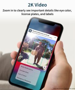 Arlo Video Doorbell 2K (2nd Generation) – Battery Operated or Wired Doorbell, Smart Wi-Fi, Two-Way Audio, Night Vision, Security Camera, Surveillance, White – AVD4001 31 81xbVBpEJL