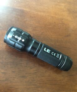 Lighting EVER LED Flashlights High Lumens, Small Flashlight, Zoomable, Waterproof, Adjustable Brightness Flash Light for Outdoor, Emergency, AAA Batteries Included, Tactical & Camping Accessories 1 43 81xcOwW1IIL