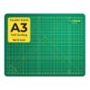 Crafty World 12 x 18 Cutting Mat for Sewing, Self Healing Double Sided Quilting Crafts Mat - Fabric Cutting Mat - Non Slip surface - Rotary Cutting Board A3-12x18 Green 56 81xdTOBo6L