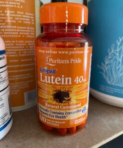 Puritan's Pride Lutein 20 mg with Zeaxanthin Softgels, Supports Eye Health, 120 Count 37 81xdkrWi8 L