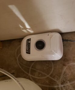 EcoPlus ECOair2 Adjustable Air Pump 126 GPH - 3 Watt with Two Outlets, Grey/Black 23 81xdtJ4hp3L