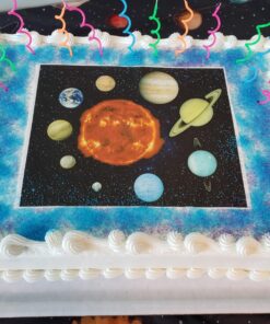 Solar System Edible Cake and Cupcake Topper For 1/4 sheet cake 19 81xe5YxJ8XL
