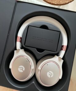 Raycon Everyday Wireless Bluetooth Over Ear Headphones, with Active Noise Cancelling, Awareness Mode and Built in Microphone, IPX 4 Water Resistance, 38 Hours of Battery Life (Rose Gold) Rose Gold 36 81xftJrUgCL