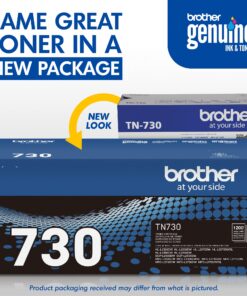Brother Genuine Standard Yield Toner Cartridge, TN730, Replacement Black Toner, Page Yield Up To 1,200 Pages, Amazon Dash Replenishment Cartridge 11 81xgHxCaqzL
