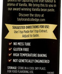 Alternative view of Taylor & Colledge Organic Vanilla Bean Paste with Seeds, 1.7oz Tube 1.7 Ounce (Pack of 1)