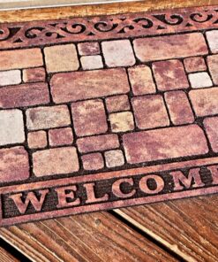 Apache Mills 60-732-1449-18x30 Masterpiece Aberdeen Welcome Doormat, 18" x 30",Brown 21 81xj3j5OWpL