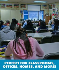 Educational Insights The Original Fluorescent Light Filters: Tranquil Blue 4-Pack, Fluorescent Light Covers, Easy Install for Classrooms, Office, Hospitals & Home, Teacher Classroom Essentials 25 81xjVl4Y20L