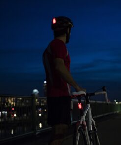 LED Safety Light 2 Pack - Nighttime Visibility for Runners, Cyclists, Walkers, Joggers, Kids, Dogs, Relays & More - Clip to Clothes Strap to Wrist, Ankle, Bike, Collar, or Just About Anywhere! Red 23 81xk0bxlnL