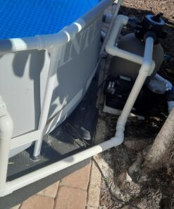 Intex 29061E Type B Pool Clamp on Fittings Converter Pool Accessory, Gray 25 81xkNB Bv L