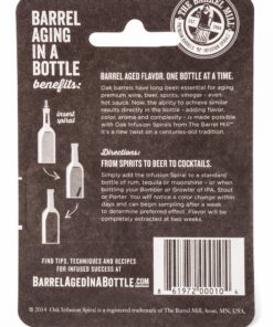 Oak Infusion Spiral Barrel Aged in a Bottle Oak Infusion Spiral, Brown 15 81xkR2bElvL