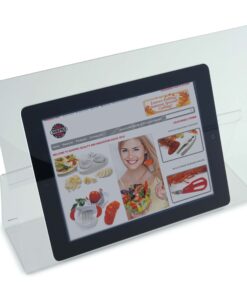 Norpro Acrylic CookBook / IPad / Tablet Holder, 9"D x 12.5"W x 3.25"H 26 81xkoKhjeBL