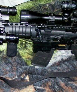 CISNO Quick Release 45¡ã Offset Mount 1000 Lumens L2 LED Tactical Flashlight Torch with Remote Pressure Switch (Flashlight W QR Mount) A-Black1 15 81xmMmQ5xGL