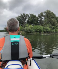 Sea Eagle SE370 Inflatable Sports Kayak -1-3 Person-Portable Stowable & Lightweight-with Seat(s), Paddle(s), Pump and Bag SE370 Sports Kayak Pro 44 81xnFCFz 1L