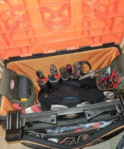 Klein Tools 55473RTB Rolling Tool Bag, Tradesman Pro Tool Master, 250lbs Load Rated 47 81xnmFiumhL