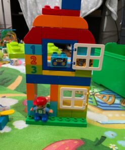 LEGO DUPLO All-in-One-Box-of-Fun Building Kit 10572 Open Ended Toy for Imaginative Play with Large Bricks Made for Toddlers and preschoolers (65 Pieces) Standard 42 81xos MZmSL