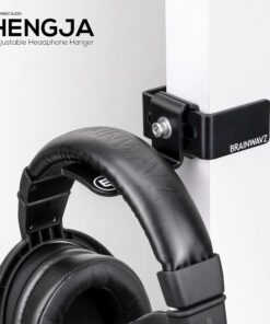 BRAINWAVZ Hengja - The Desk Headphone Stand Hanger Mount, All Metal, Rotatable Mount, PC & Gaming Headset Holder 50 81xp2PR3 NL