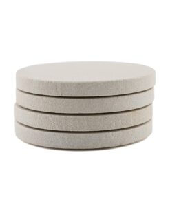 Thirstystone Sandstone Coasters, 4 inch round, Plain Natural 11 81xpeLyi0XL
