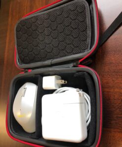 Smatree Hard Case Compatible for Apple14&16inch MacBook Pro's Pencil,Magic Mouse,Magsafe Power Adapter,BeatsX, Monster Magnetic Charging Cable,Travel MacBook Pro Accessories Organizer Bag,Black Black 81 81xqBxx8P4L