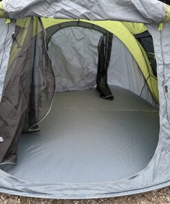 4 Person Easy Pop Up Tent Waterproof Automatic Setup 2 Doors-Instant Family Tents for Camping Hiking & Traveling Green & Grey 110*78*51'' 43 81xqXMYIHHL