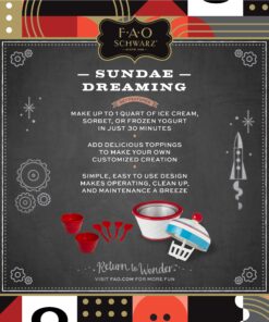 FAO Schwarz DIY Ice Cream Station Motorized, Red, White, Blue 6 81xqt4BLKqL
