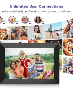 FANGOR 10.1 Inch WiFi Digital Picture Frame (2-Pack) with IPS HD Touchscreen, Smart Cloud Photo Frame with Built-in 32GB Storage, Auto Rotate, Wall Mount, Share Photos and Videos Anytime, Anywhere 2 Pack 14 81xrlEk NL