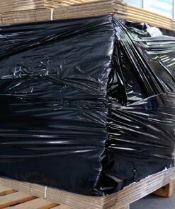 BOMEI PACK Black Stretch Wrap Industrial Strength with Plastic Handle 12" x 1000 Feet 80 Gauge 3-Pack, Black Shrink Wrap, Self-Adhering Black Plastic Wrap for Shipping, Moving 18 81xrqqh18IL