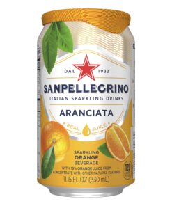 Alternative view of Sanpellegrino Italian Sparkling Drink Aranciata, Sparkling Orange Beverage, 24 Pack of 11.15 Fl Oz Cans