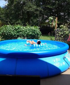 INTEX 28131EH Easy Set Inflatable Swimming Pool Set: 12ft x 30in – Includes 530 GPH Cartridge Filter Pump – Puncture-Resistant Material – 1485 Gallon Capacity – 23in Water Depth Above-Ground Pool 37 81xsTNSoj7L