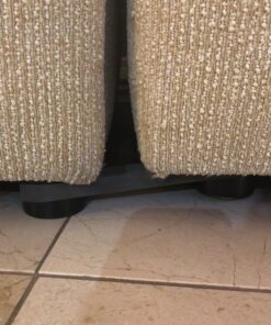 Couch Clamp Sectional Connectors for Sliding Sofas - Prevent Floor Scratches and Big Gaps in Your Couch with NO Tools or Invasive Install - 4 Pack (for 3 Piece Sofa) (Original) Original 34 81xtOvqph7L