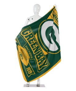 Northwest NFL Unisex-Adult Fleece Throw Blanket Green Bay Packers 50" x 60" Marque 10 81xugsX0KAL
