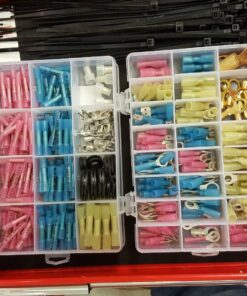 Electronix Express 250 Piece Heat Shrink Wire Connector Kit Waterproof Marine Automotive Terminals Set 7 81xv3CCM2uL