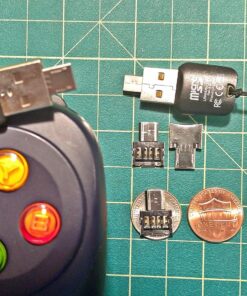 CHENYANG Ultra Mini DM Micro USB 5pin OTG Adapter Connector for Cell Phone Tablet & USB Cable & Flash Disk - 5pcs OTG*5set 19 81xwCjHNIL