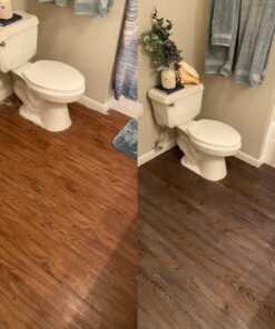 Tivoli II Self Adhesive Vinyl Floor Planks, 10 Pack - 6" x 36", Silver Spruce - Peel & Stick, DIY Flooring - Natural Wood Grain Feel for Kitchen, Dining Room & Bedrooms by Achim Home Decor Wood look 10 Planks 56 81xwNvH6JEL