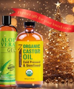 Alternative view of Seven Minerals Organic Aloe Vera Gel from freshly cut 100% Pure Aloe - Big 12oz - HighestQuality, Texas grown, Vegan, Unscented - For Face, Skin, Hair, Sunburn relief 12 Fl Oz