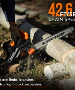 SuperHandy Chainsaw 18-Inch Corded Electric 120VAC 15-Amp 1800W Lightweight Wood Tree Cutting Forestry Landscaping 13 81xzC0z2pOL