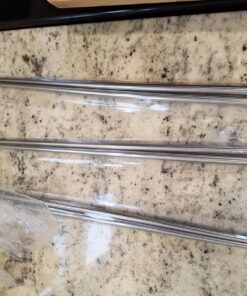 MyLifeUNIT Extra Long 14 Inch Japanese Hot Pot Chopsticks, Stainless Steel Cooking Frying Noodle Chopsticks (3 Pairs Set) 17 81xznbxz56L