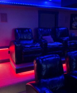 Nexillumi 100 ft LED Lights for Bedroom Music Sync Color Changing RGB LED Strip Rope Lights General Remote, 5050 RGB LED Light Strips(APP+Remote+Mic) 100 Feet 47 81y Gw6xC2L