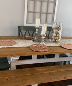 Old Dutch Hammered Copper Charger Plates, 13", Set of 6, Model Number: OS866 Charger Plates, Set of 6 23 81y HM1q61L